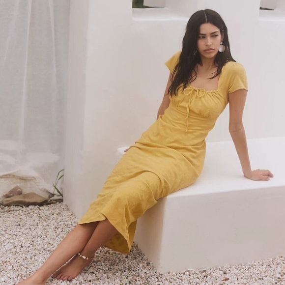 FREE PEOPLE Natalya Midi Dress - Picture 1 of 5
